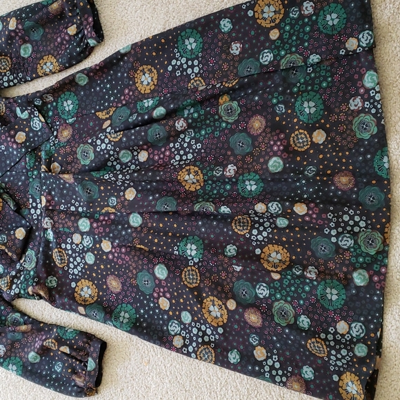 BURBERRY 100% SILK FLORAL DRESS - Picture 9 of 11